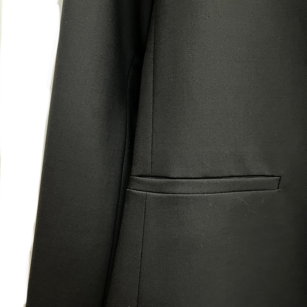 NWT | Theory | Black Wool Blend | Contemporary Women Blazer | Sz Medium - Picture 10 of 16